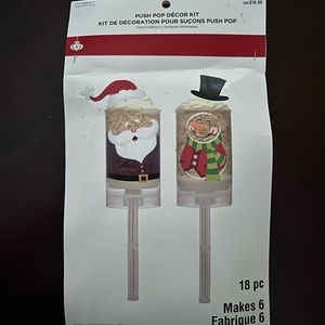 Christmas DIY Push-pop Treats NWT